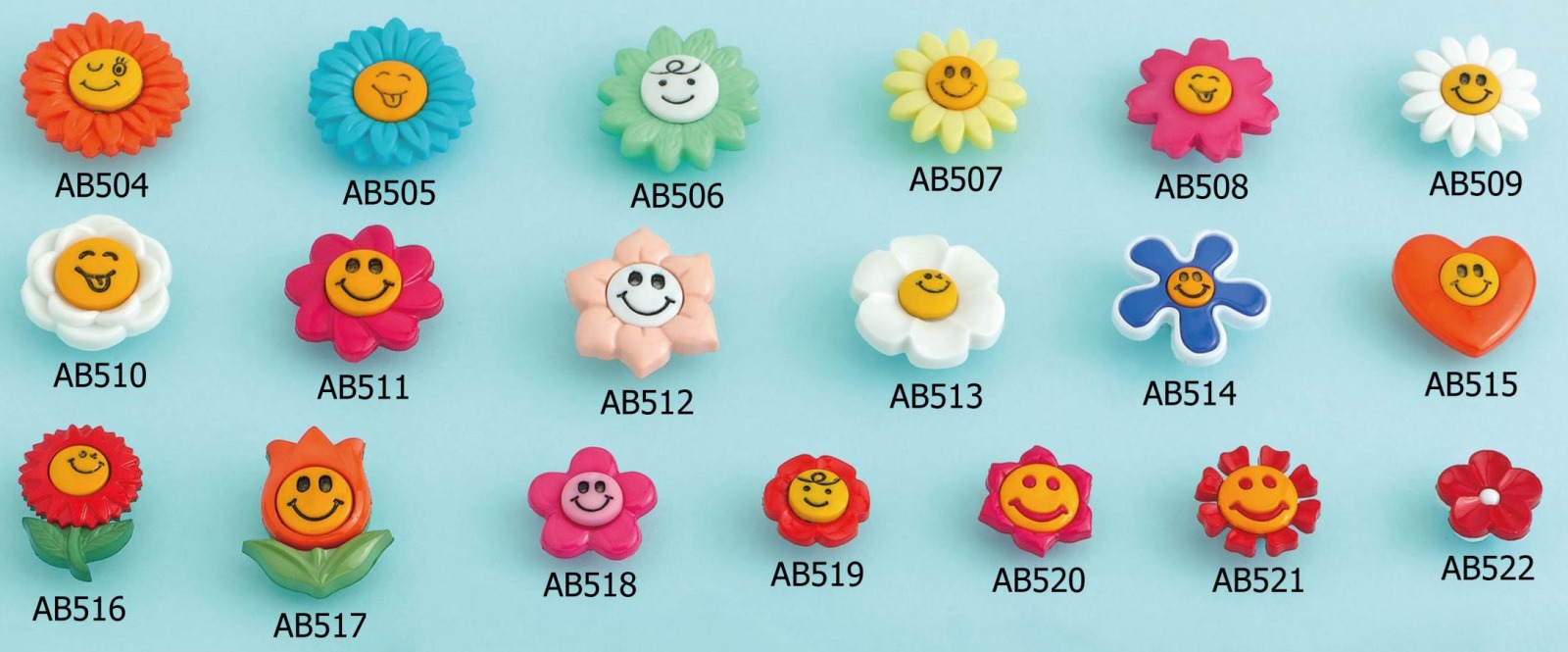 兒童鈕釦 AB504～AB571
