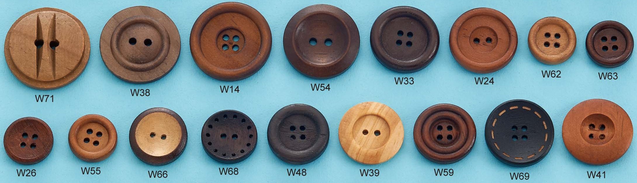 木製鈕釦